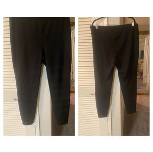 s Forever21+ leggings with mesh cutouts
